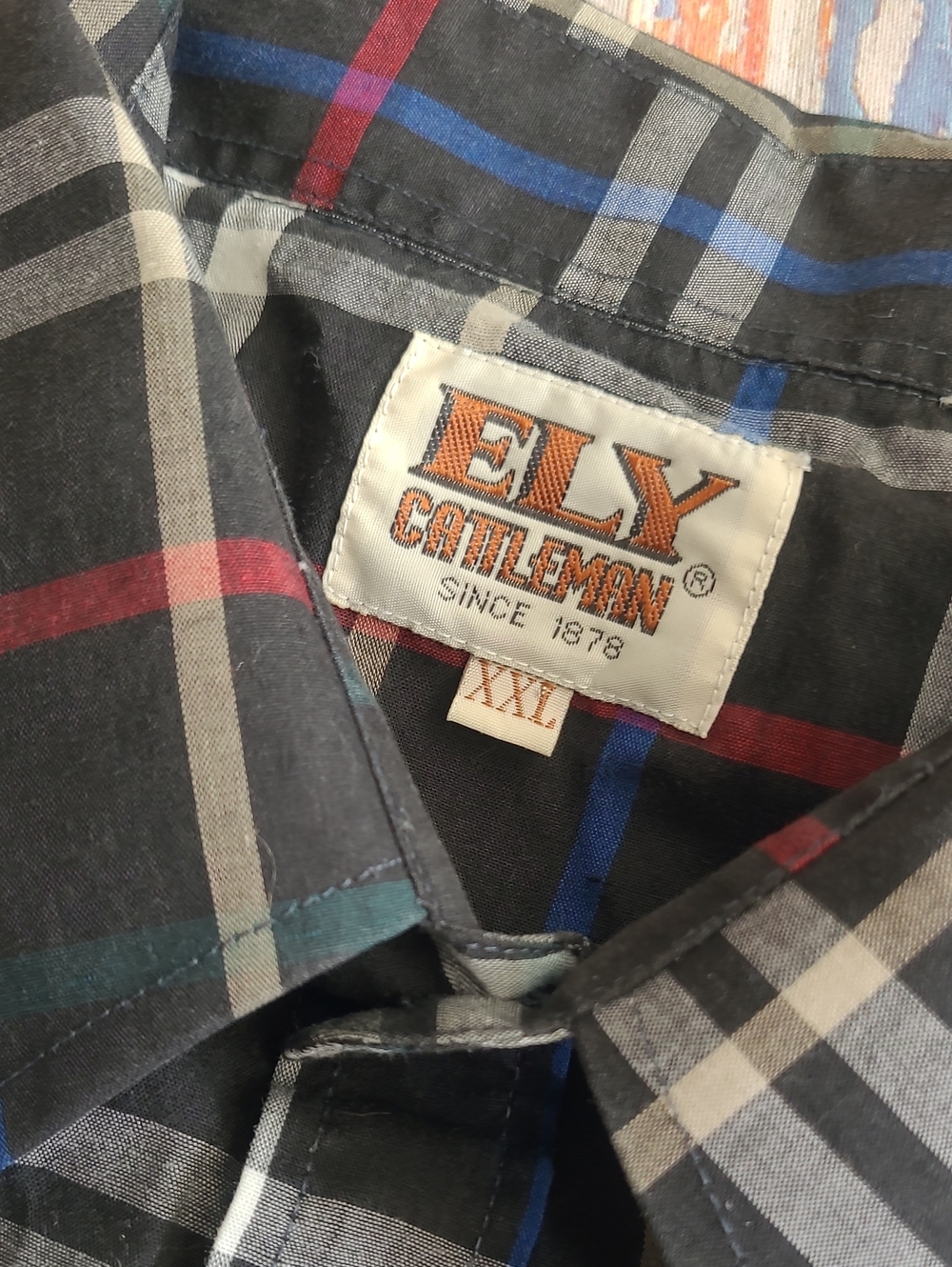 Eli Cattleman Shirt Men's XXL Western Pearl Snap Long Sleeves Cowboy - Picture 2 of 6